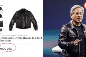 NVIDIA CEO Jensen Huang’s Iconic Leather Jacket Sells for ₹9.4 Crore at Sotheby’s Auction
