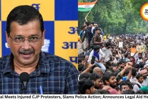 Kejriwal Meets Injured CJP Protesters, Slams Police Action; Announces Legal Aid Helpline