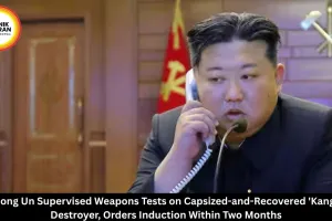Kim Jong Un Orders Kang Kon Destroyer Into Service Following Tests