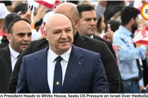 Lebanon President Heads to White House, Seeks US Pressure on Israel Over Hezbollah Deal