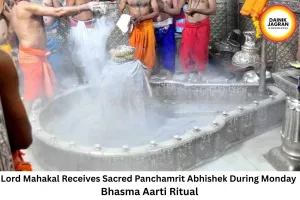 Mahakal Bhasma Aarti: Baba Mahakal Adorned in Royal Form After Sacred Panchamrit Ritual