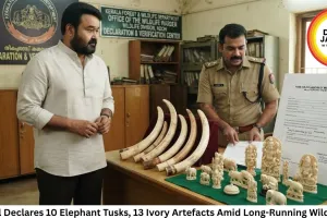 Mohanlal Declares 10 Elephant Tusks, 13 Ivory Artefacts Amid Long-Running Wildlife Case