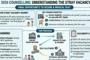 NEET UG 2026 Stray Vacancy Round: Final Chance for MBBS Admission, Key Rules Candidates Must Know