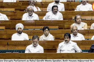NEET Row Disrupts Parliament as Rahul Gandhi Meets Speaker; Both Houses Adjourned for the Day