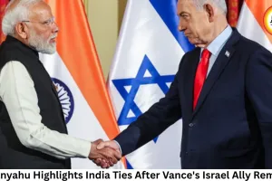Netanyahu Highlights India Ties After Vance's Israel Ally Remarks