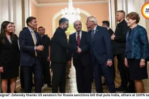 Zelensky Backs Russia Sanctions Bill, India Faces Tariff Risk