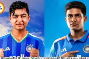 Shubman Gill Returns to No.1, Vaibhav Sooryavanshi Jumps in ICC Rankings