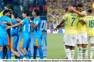 India vs Brazil Football Match in Kolkata on October 3