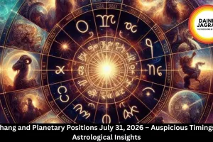 Panchang July 31 2026 – Tithi, Nakshatra, Shubh Muhurat and Rahu Kaal