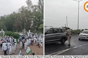 Punjab-Haryana Borders Sealed as Farmers March Towards Parliament; Security Tightened Across NCR