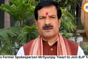 RJD's Former Spokesperson Mrityunjay Tiwari to Join BJP Today