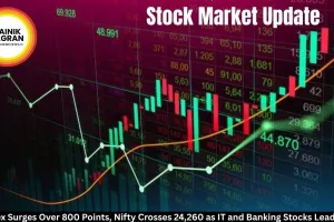 Sensex Jumps 800 Points, Nifty Crosses 24,260 as IT and Banking Stocks Rally