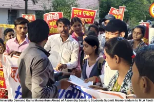 Sidhi University Demand Gains Momentum Ahead of Assembly Session; Students Submit Memorandum to MLA Reeti Pathak