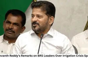 Telangana CM Revanth Reddy's Remarks on BRS Leaders Over Irrigation Crisis Spark Political Row