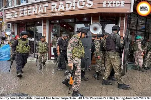 Security Forces Demolish Homes of Two Terror Suspects in J&K After Policeman's Killing During Amarnath Yatra Duty