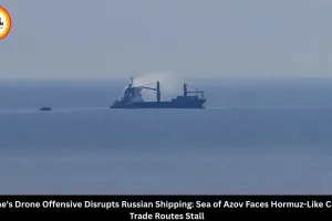 Ukraine Drone Attacks Disrupt Russian Shipping in Sea of Azov, Key Trade Routes Suspended