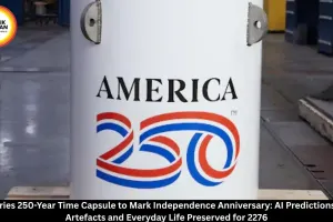US Buries 250-Year Time Capsule with AI Predictions and Historic Artefacts