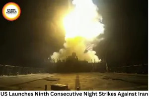 US Conducts Ninth Consecutive Night of Strikes on Iran as Regional Tensions Continue