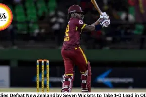 West Indies Defeat New Zealand by Seven Wickets to Take 1-0 Lead in ODI Series