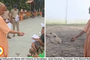CM Yogi Adityanath Meets 150 Citizens at Gorakhpur Janta Darshan, Promises Time-Bound Redressal