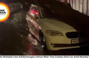 Urvashi Dholakia’s Son Kshitij Escapes Unhurt After Tree Crashes Onto Car Amid Mumbai Rains
