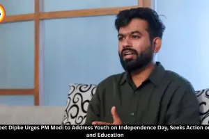 Abhijeet Dipke Urges PM Modi to Address Youth on Jobs, Education on Independence Day