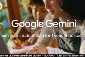 AI Update for Students: Gemini Student Hub, ChatGPT Teen Features
