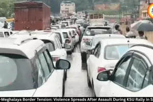 Assam-Meghalaya Border Tension: Violence Escalates After KSU Rally in Shillong