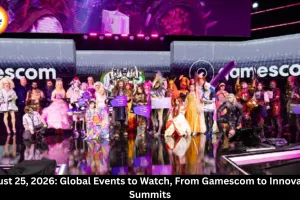 August 25, 2026: Global Events, Gamescom, Innovation & Music