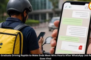 B.Tech Graduate Working as Rapido Rider Goes Viral After WhatsApp Job Request