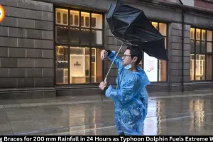 Beijing Weather Alert: 200 mm Rain Forecast in 24 Hours as Typhoon Dolphin Fuels Storm