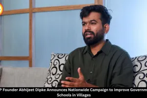 CJP Founder Abhijeet Dipke Launches Campaign to Improve Village Schools