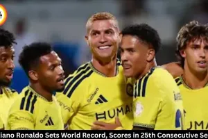 Cristiano Ronaldo Sets World Record With Goal in 25th Season