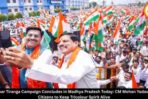 Har Ghar Tiranga Campaign Ends in MP Today: CM Mohan Yadav Urges Public Participation