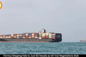 Hormuz Traffic Falls to Six Ships as US–Iran Talks Stall