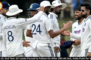 IND vs SL 2nd Test: Sri Lanka 290 All Out, Forced to Follow On