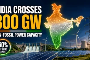 India Crosses 300 GW Non-Fossil Power Capacity, Reaches 60% of 2030 Target