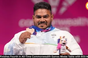 India Fourth in All-Time Commonwealth Games Medal Table with 603 Medals