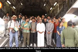 India Spent ₹216 Crore Evacuating Over 32,000 Citizens From Conflict Zones in Five Years