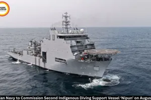 Indian Navy to Commission Indigenous DSV Nipun on August 31