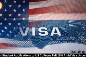 Indian Student Applications to US Colleges Fall 15% Amid Visa Uncertainty