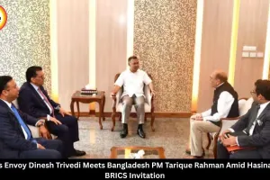 India Envoy Dinesh Trivedi Meets Bangladesh PM Tarique Rahman Amid Hasina Row