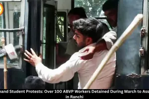 Jharkhand Student Protest: Over 100 ABVP Workers Detained in Ranchi Assembly March
