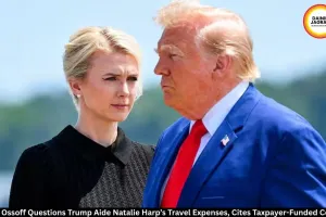 Jon Ossoff Questions Trump Aide Natalie Harp’s Taxpayer-Funded Travel Expenses