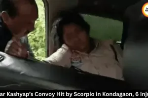 Kedar Kashyap Convoy Accident in Kondagaon, 6 Injured