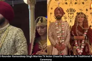 KKR's Ramandeep Singh Marries TV Actor Chaarlie Chaauhan in Punjabi Wedding