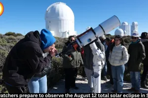 Millions Gather in Spain and Iceland for Rare Total Solar Eclipse; India Outside Visibility Zone