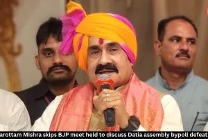 Narottam Mishra Skips BJP Datia Bypoll Review Meeting