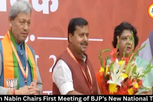 Nitin Nabin Chairs First Meeting of BJP’s New National Team