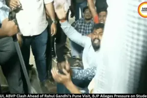 NSUI-ABVP Clash Ahead of Rahul Gandhi’s Pune Visit